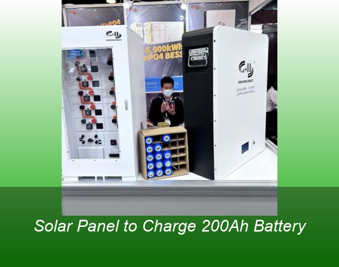Solar Panel to Charge 200Ah Battery